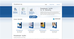 Desktop Screenshot of postadressen.org